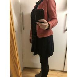 Rood leren Ibana jasje /38