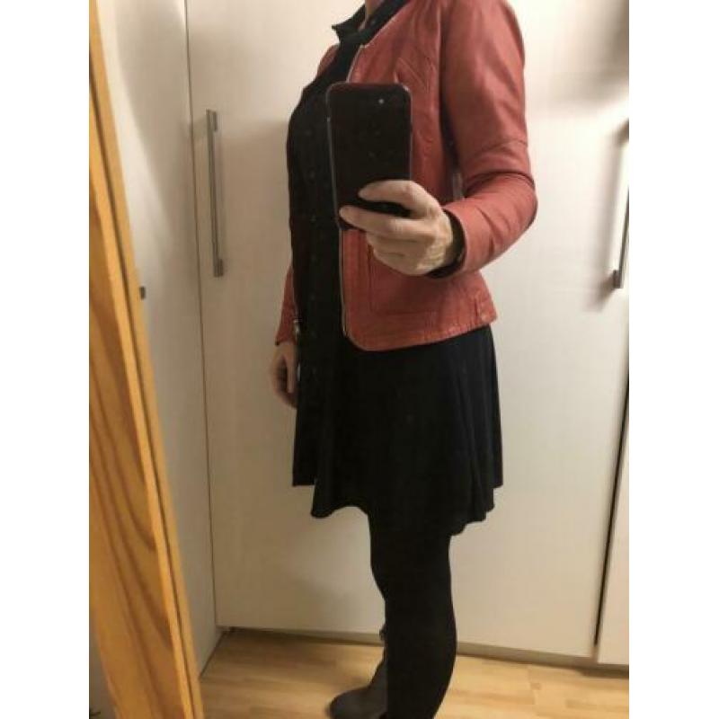 Rood leren Ibana jasje /38