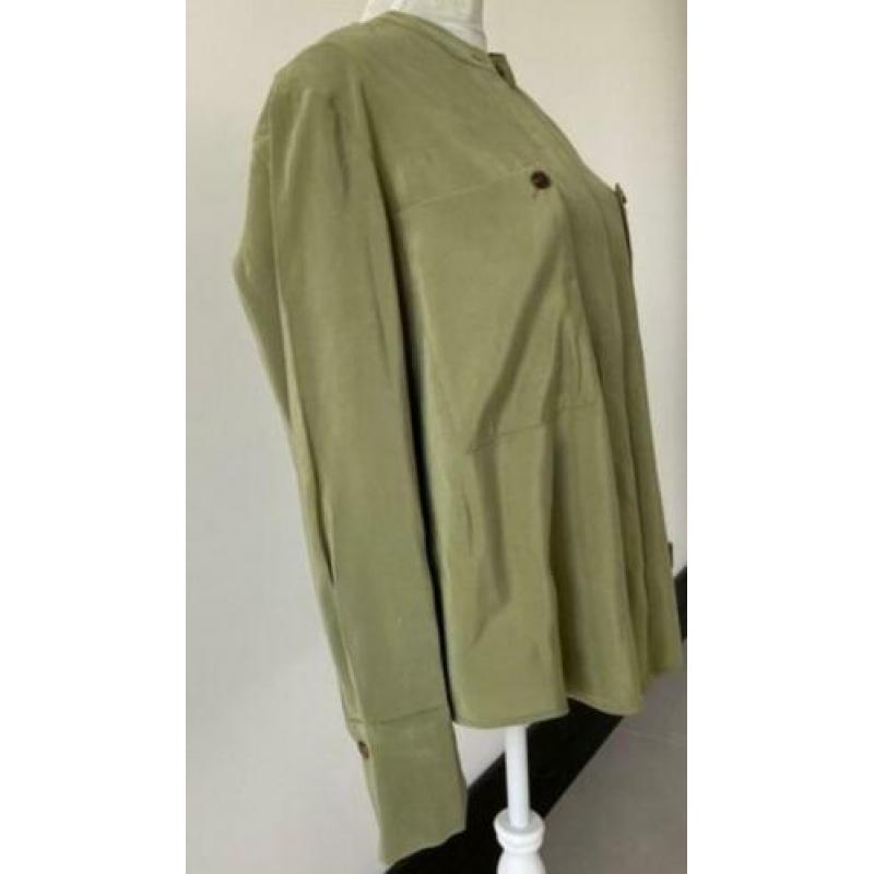 Mango blouse in legergroen. NIEUW!