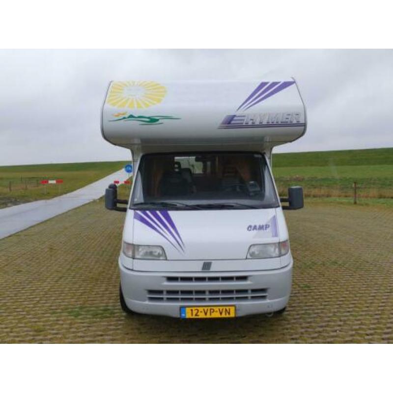 nette fiat 2.5 d ,hymer alkoof ,1995,airco,5 persoons