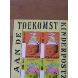 1996: Blok Kinderzegels NVPH 1701; postfris / ongevouwen