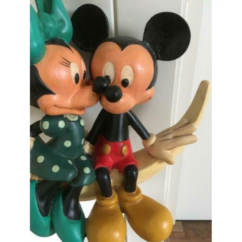 Beeld Mickey en Minnie Mouse op de maan – Collecters item