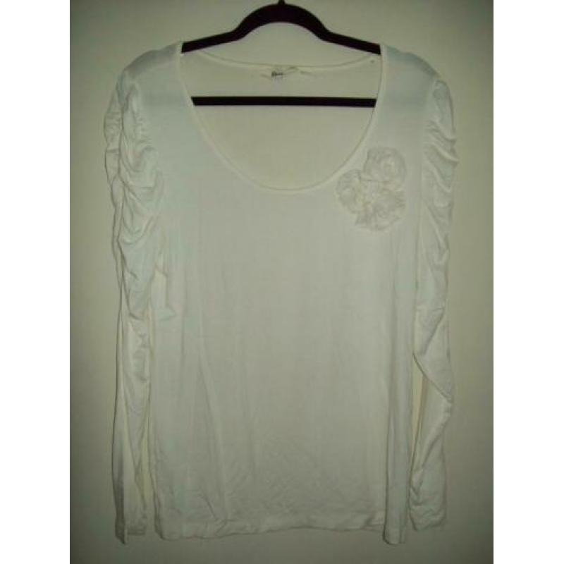 Romantisch charmant shirt met bloemen van Miss Etam maat L