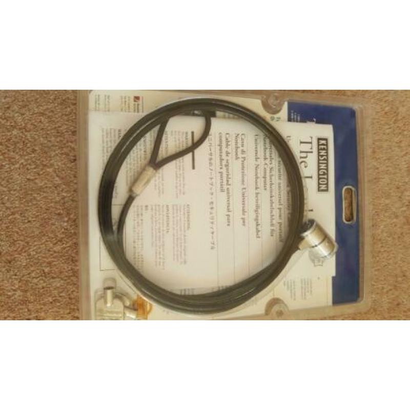 universele laptop beveiligingskabel Kensington The Leash