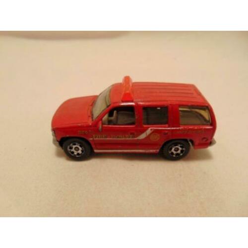 Chevrolet Tahoe 1997 brandweer 1:67 Matchbox