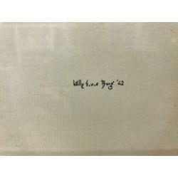 “Wees sterk” wandspreuk. Ingelijst. 1942.