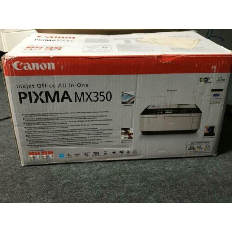 Te koop: ZGAN draadloze Canon Pixma MX350 printer!