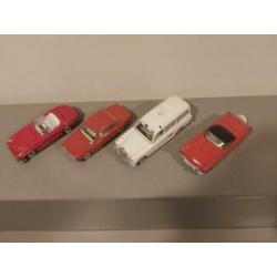 4x tekno 1/43 Mercedes Ford