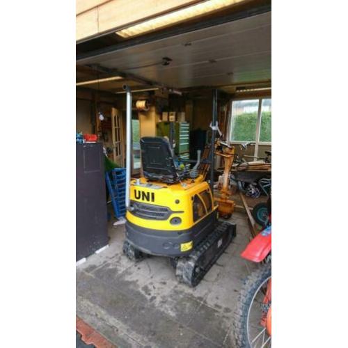 Graafmachine, minigraver. Rupsvoertuig. Bj 2019-04 108 uur.