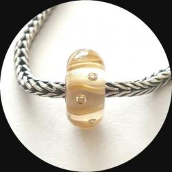 Trollbeads Glasbedel / zilver (F)
