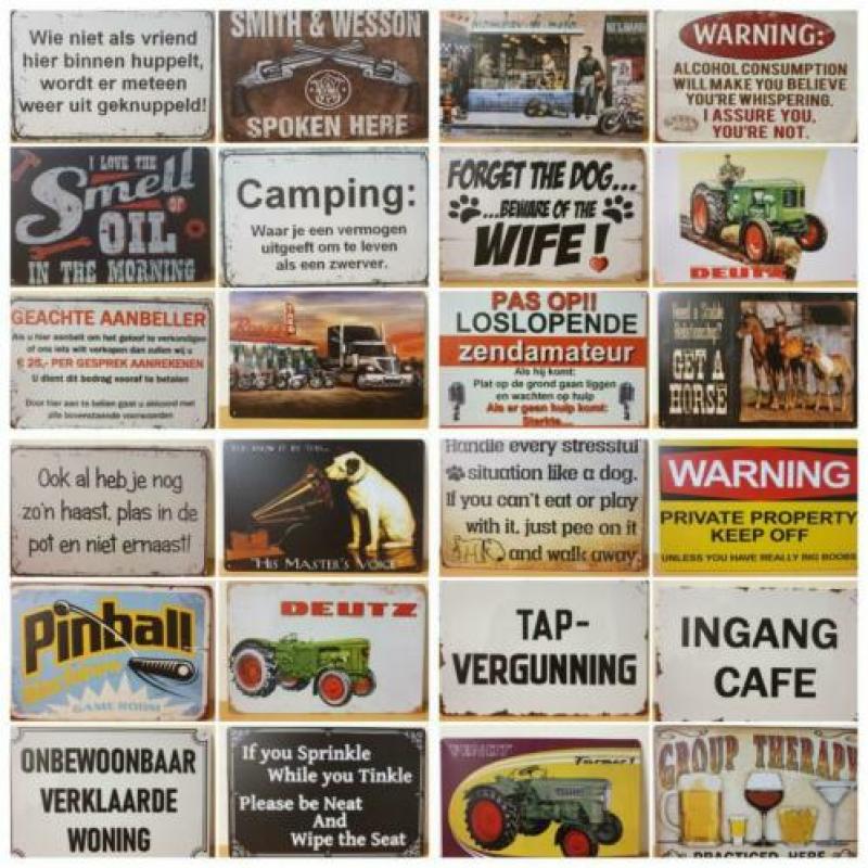 Cheers bier flessen reclamebord wandbord van metaal cafe bar