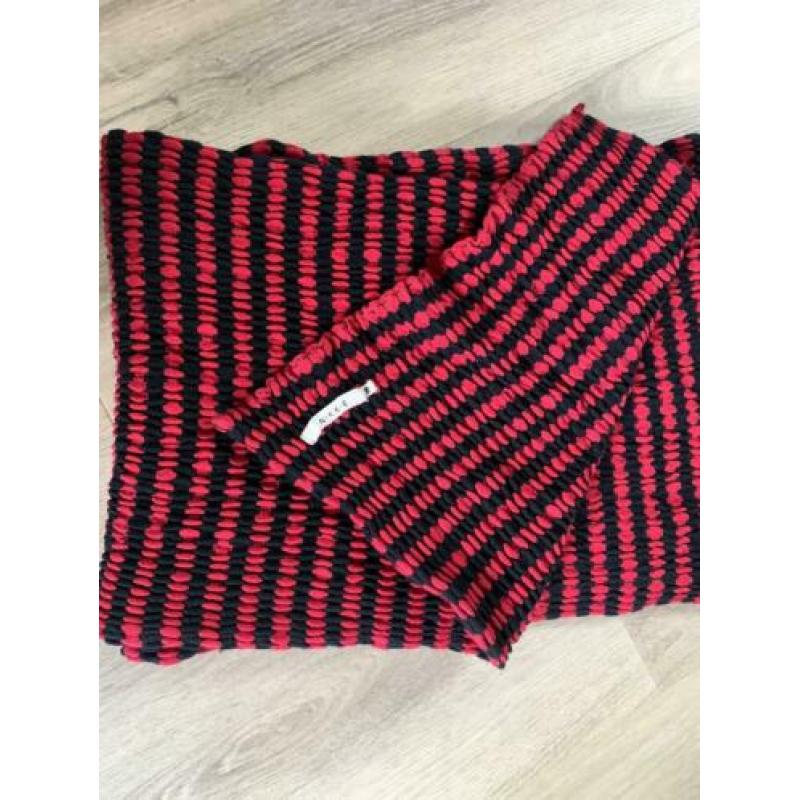 NIKKIE sjaal rood zwart