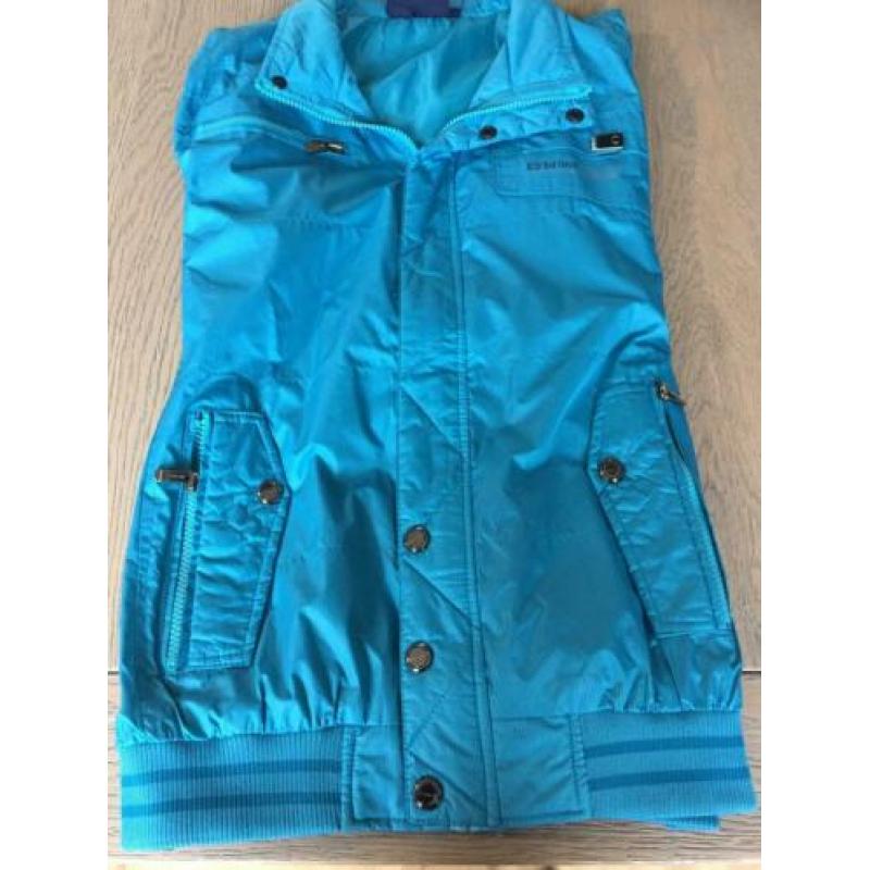 Damesjas,maat 38/40 kleur aqua blauw