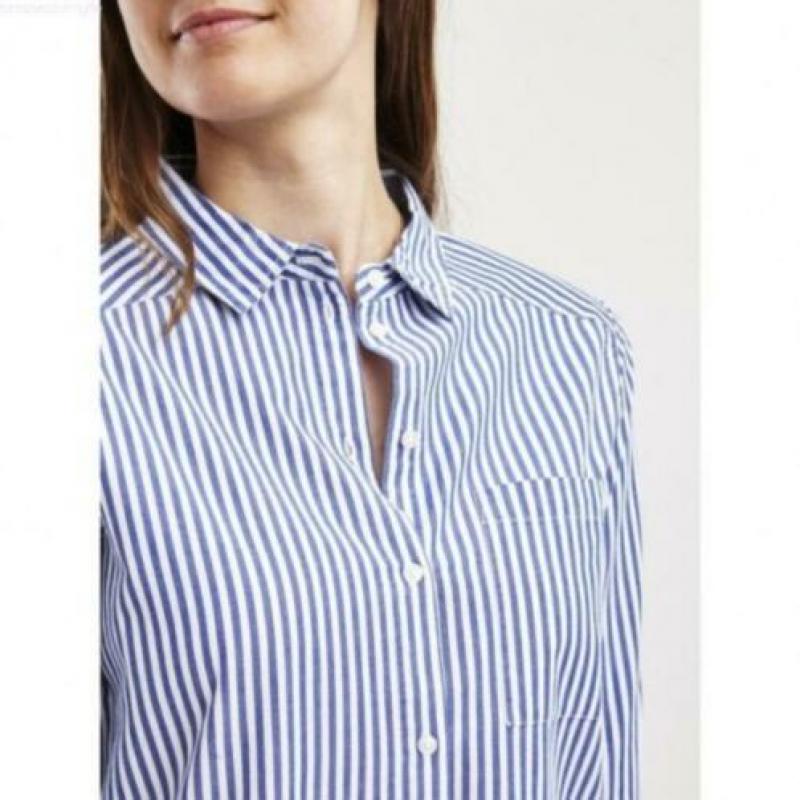 Object vlot lange gele gestreepte blouse mt 36/S KOOPJE