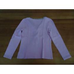 ZUCCHERO roze top met Swarovski stenen