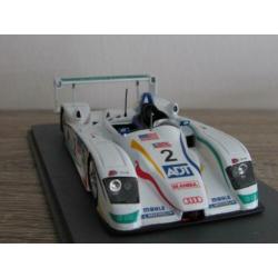 Spark 1:43, Audi R8R Le Mans Series 2005 #2 McNish/Pirro/Bie