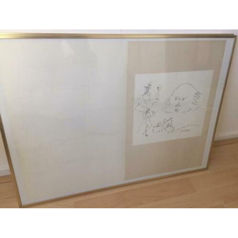 Picasso, twee litho's met lijst
