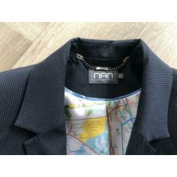 Mooie donkerblauwe dames blazer van NAN maat 42