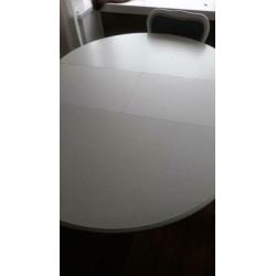 Tafel, wit matte krijtlook