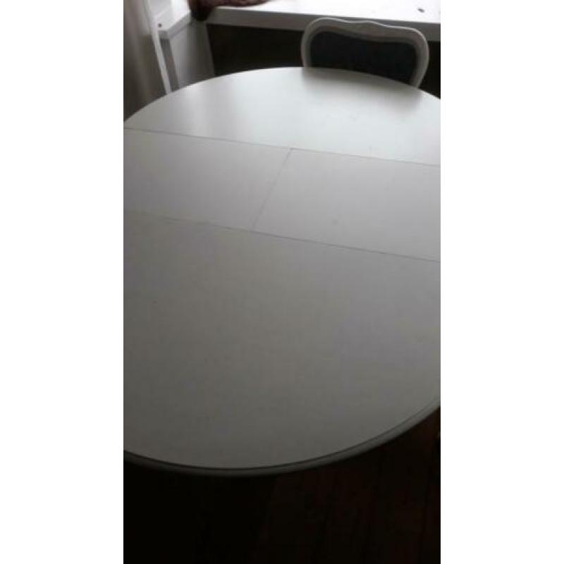 Tafel, wit matte krijtlook