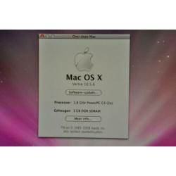 Apple 1,8 Ghz PowerPC G5 (2x) PowerMac 3 GB DDR Leopard OS X