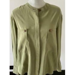 Mango blouse in legergroen. NIEUW!