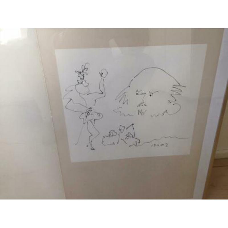 Picasso, twee litho's met lijst
