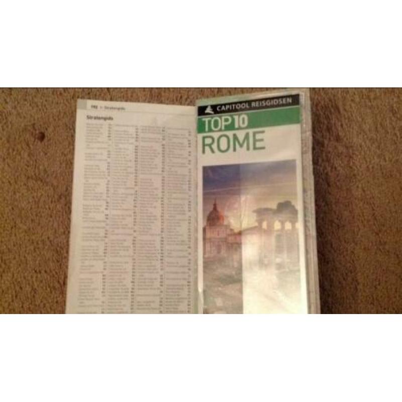 Capitool Reisgidsen: Top 10 - Rome. 2017. Uitneembare kaart