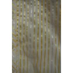 yessica blouse 44 geel zilver wit korte mouw zga nieuw