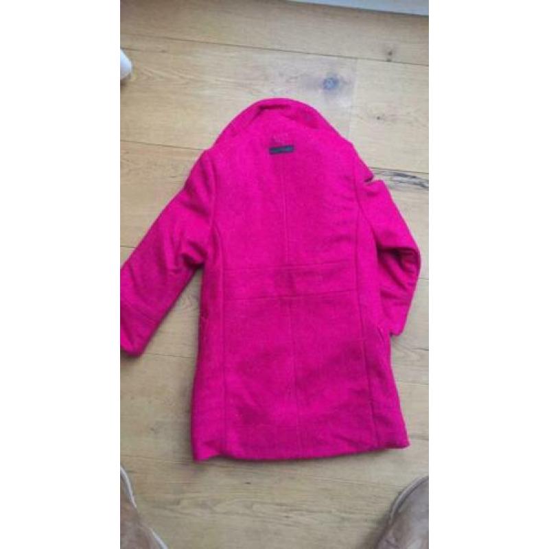 Tumble ‘n dry winterjas, donkerroze (maat 104)