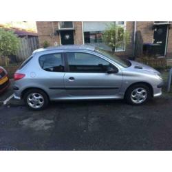 Peugeot 206 1.4 3D 2002 Grijs