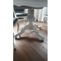 Tafel, wit matte krijtlook