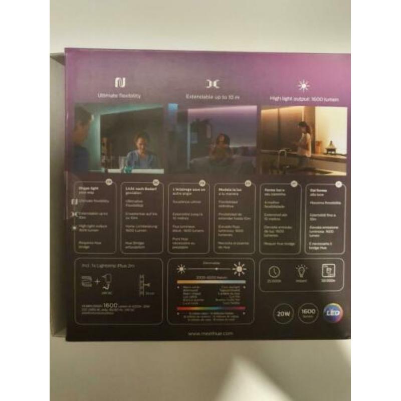 Philips hue ledstrip 2m en Bridge