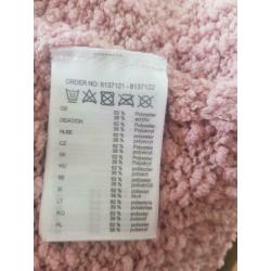 Zacht Vest kleur oud roze maat L NIEUW