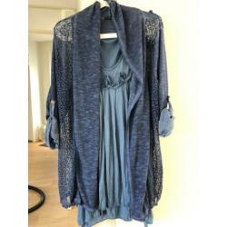 Ibiza boho setje vestje + tuniek nieuw