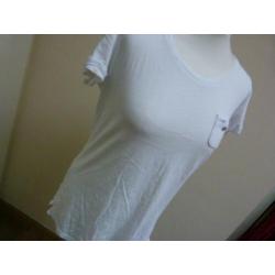 Top shirt Esprit wit, maat 38 40 M