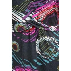 Jurk zwart/kleur Signe Nature mt M