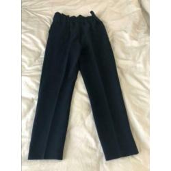 Vila donkerblauwe high waist broek 38