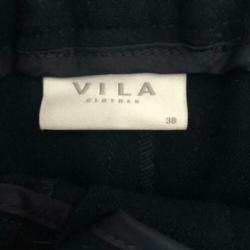 Vila donkerblauwe high waist broek 38