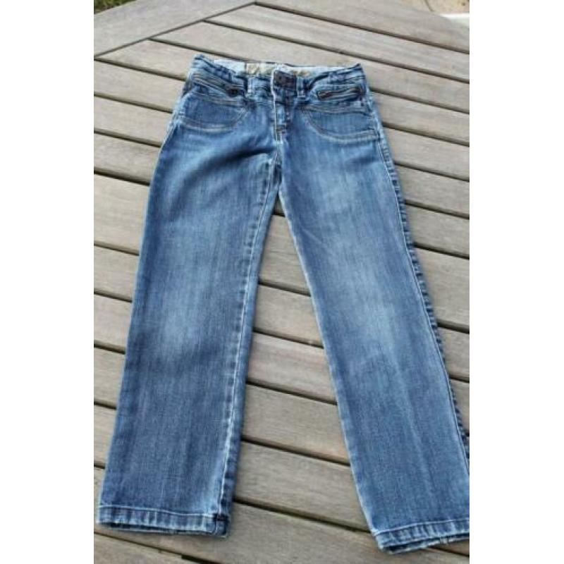 Bijzondere spijkerbroek maat 122 Milla Jeans