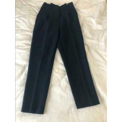 Vila donkerblauwe high waist broek 38