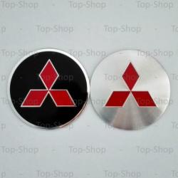 Mitsubishi 65mm Naafstickers Voor Naafdoppen Of Naafkappen