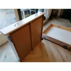 2 lades voor flexa whitewash bed