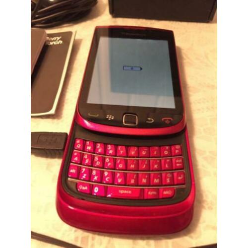 BlackBerry Torch 9800 incl: doos, lader, software & boekjes
