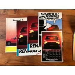 Renault 5 / super 5 brochures