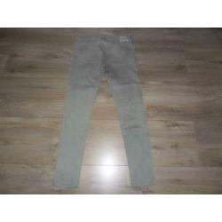 Anna Scott Denim Groen/Grijze Spijkerbroek/Jeans Maat 40