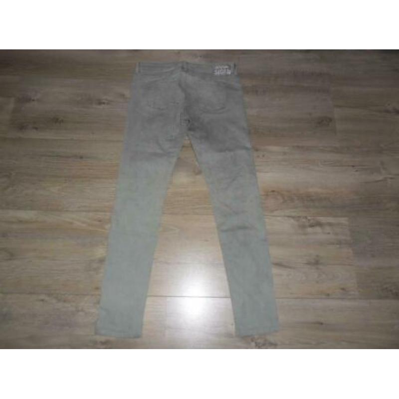 Anna Scott Denim Groen/Grijze Spijkerbroek/Jeans Maat 40
