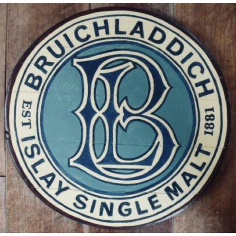 Handgeschilderd pub bord/Schotse whisky/Bruichladdig/whiskey