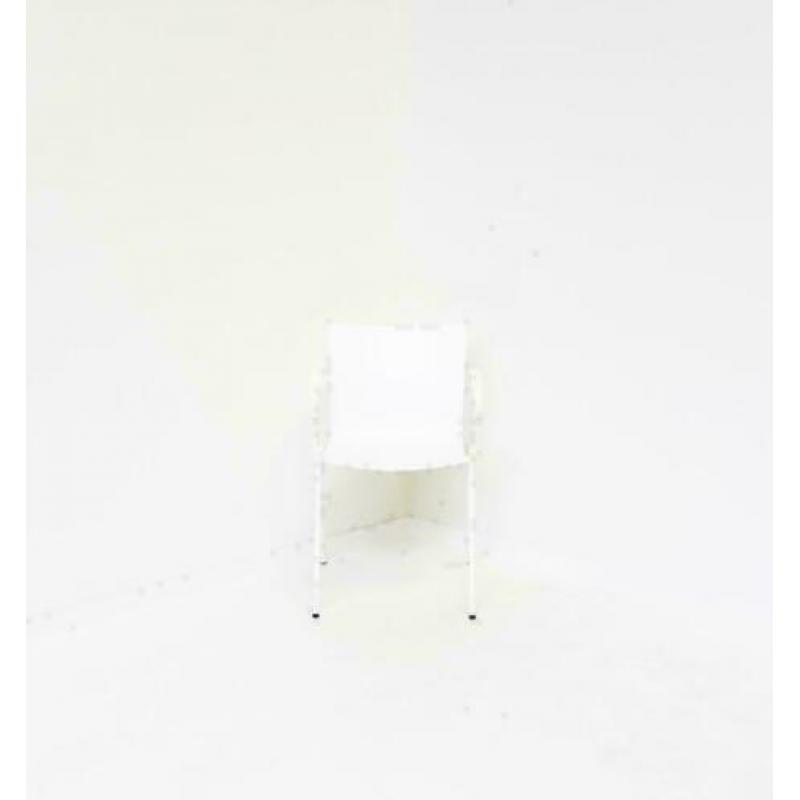 Ahrend 463 by Sigurd Rothe Vergaderstoelen, Kantinestoel WIT