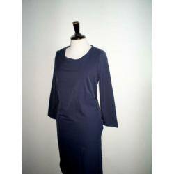 NIEUW !!! - prachtige blauwe jurk van WOMAN mt.38 met zakjes